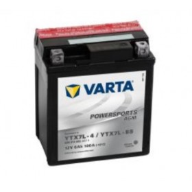 Varta YTX7L-BS Funstart AGM Motorcycle Battery (506 014 005) (YTX7LBS) 12V 6Ah