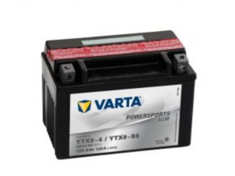 Varta YTX9-BS Funstart AGM Motorcycle Battery (508 012 008) (YTX9BS) 12V 8Ah Varta YTX9-BS Funstart AGM Motorcycle Battery (508 012 008) (YTX9BS) 12V 8Ah