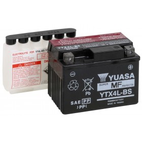 Yuasa YTX4LBS 12v 3.2Ah AGM Motorcycle Battery ( YT4LB-S)