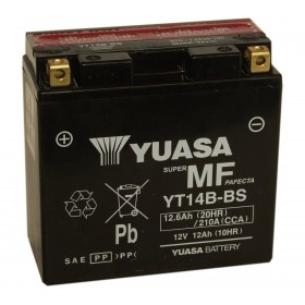 Yuasa YT14BBS 12v 12.6Ah AGM Motorcycle Battery